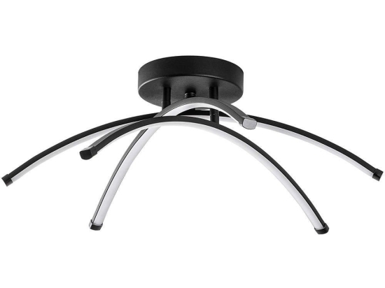 Φωτιστικό Οροφής - Πλαφονιέρα Ledbanana 119FRS1553 57x57x20cm Led 28W 3000K Black Opviq