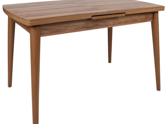 Τραπέζι Επεκτεινόμενο Inci 974NMB1506 129/157x80x79cm Walnut Πλαστικό,Μοριοσανίδα