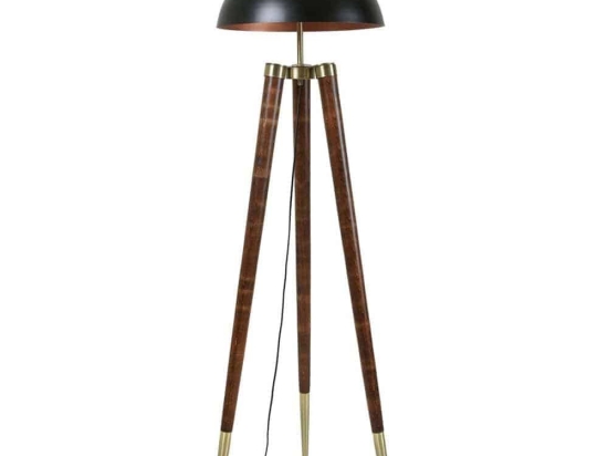 Φωτιστικό Δαπέδου Stil 534LUN4387 48x165cm E27 40W Walnut-Black Opviq