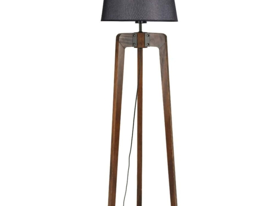 Φωτιστικό Δαπέδου Cagla 534LUN4411 42x170cm E27 40W Walnut-Black Opviq