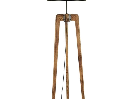 Φωτιστικό Δαπέδου Cagla 534LUN4417 42x170cm E27 40W Natural-Black Opviq
