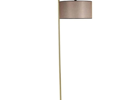 Φωτιστικό Δαπέδου Kumru 534LUN4426 25x165cm E27 40W Beige-Gold Opviq