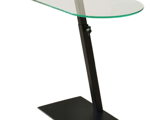Τραπεζάκι Βοηθητικό Ovale Lungo 552NOS1449 70x35x75cm Black