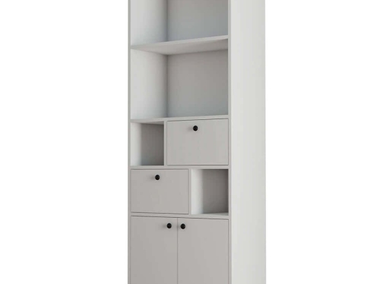 Βιβλιοθήκη Ninova 389MZA1902 69x35x195cm White