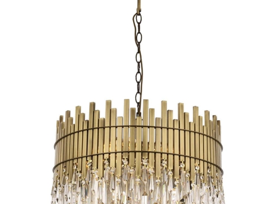 Φωτιστικό Οροφής 301AUR1164 Φ60x90cm 8xE27 40W Gold Opviq