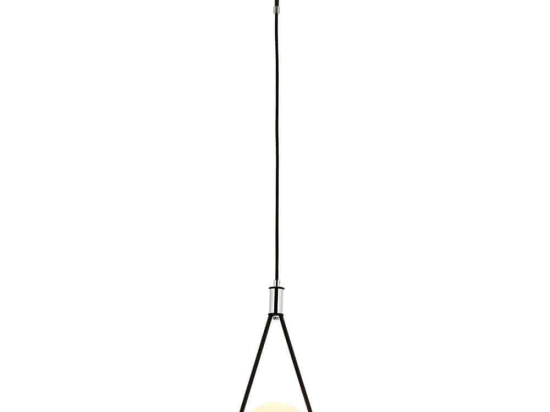 Φωτιστικό Οροφής 301AUR1281 Φ20x120cm 1xG9 40W Nickel-Black Opviq
