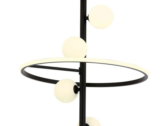 Φωτιστικό Οροφής 301AUR1355 Φ50x70cm 4xG9 10W Black Opviq