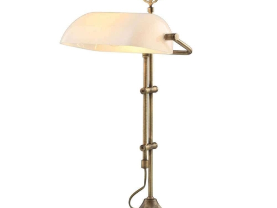 Φωτιστικό Επιτραπέζιο 683AVN2109 30x20x56 cm 1xE27 40W White-Gold Opviq