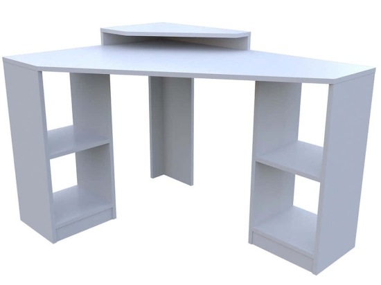 Γραφείο Γωνιακό Floating 322RTC1302 120x90x76,8cm White