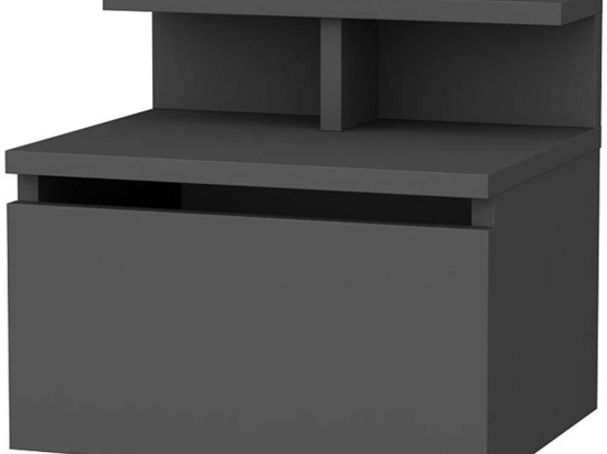 Κομοδίνο Alice 322RTC1607 39,8x31,9x35cm Anthracite