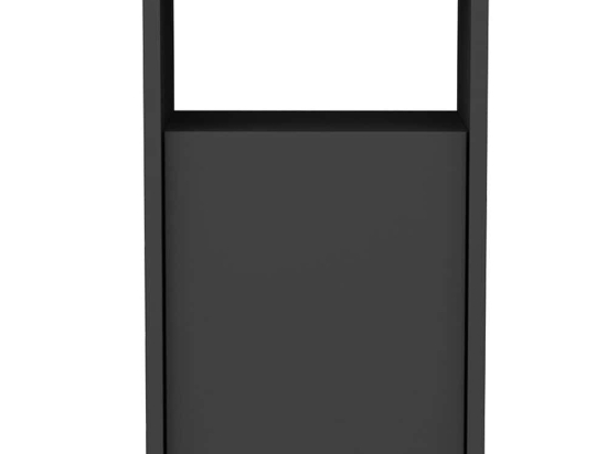 Κομοδίνο Carlin 322RTC1627 36x25,3x61,4cm Anthracite