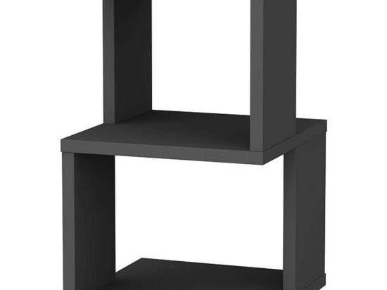 Κομοδίνο Carter 322RTC1631 29,6x29,6x49,4cm Anthracite