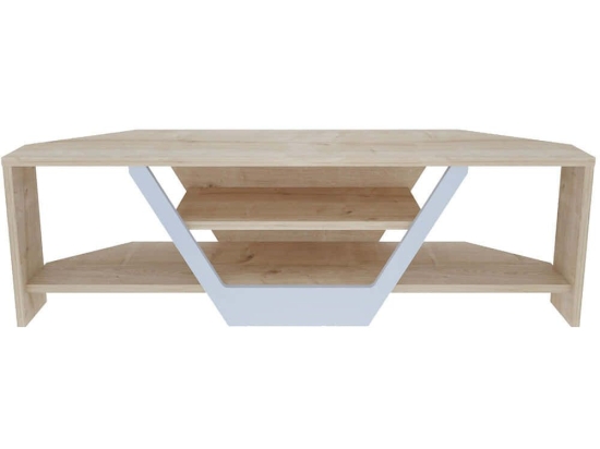 Έπιπλο Τηλεόρασης Sares 322RTC2178 120x35x36,8cm Oak-White