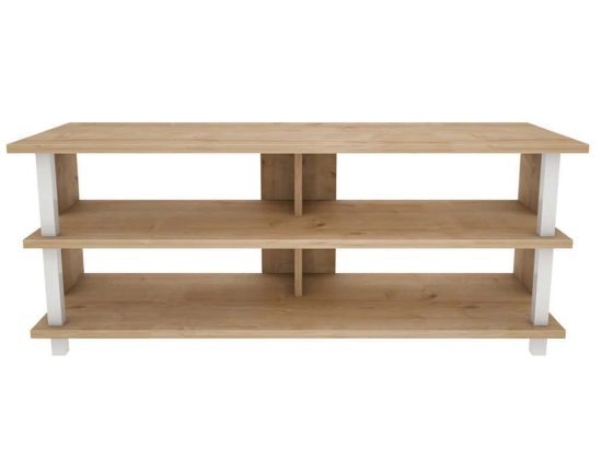 Έπιπλο Τηλεόρασης Pueblo 322RTC2243 120x44,6x47,4cm White-Oak