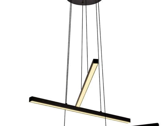 Φωτιστικό Οροφής 414LRC1244 66x120cm Led 3900lm 13W 3000K Black Opviq