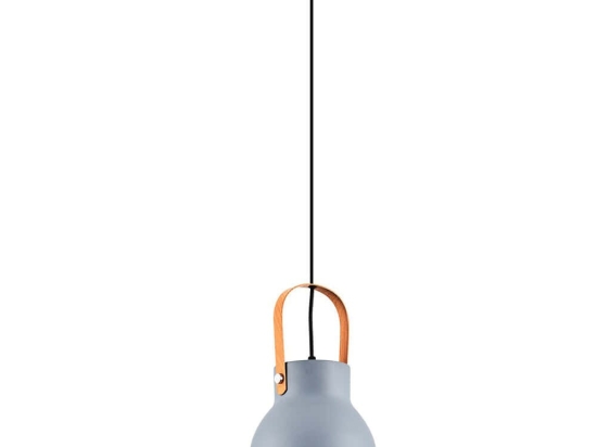 Φωτιστικό Οροφής 414LRC1583 Φ19x120cm 1xE27 40W Grey Opviq