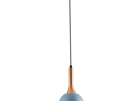 Φωτιστικό Οροφής 414LRC1589 Φ16x120cm 1xE14 40W Grey Opviq