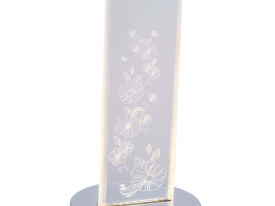 Φωτιστικό Επιτραπέζιο 414LRC1695 Φ15x32cm Led 360lm 4W 3000K Chrome Opviq