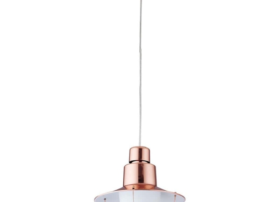 Φωτιστικό Οροφής 414LRC1910 28x120cm 1xE27 40W Rose Gold Opviq