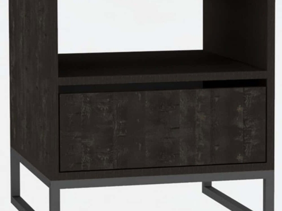 Κομοδίνο Lindau 495SSE1702 51x51x61cm Anthracite