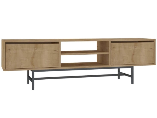 Έπιπλο Τηλεόρασης Tauber 495SSE1609 180x40x50cm Oak