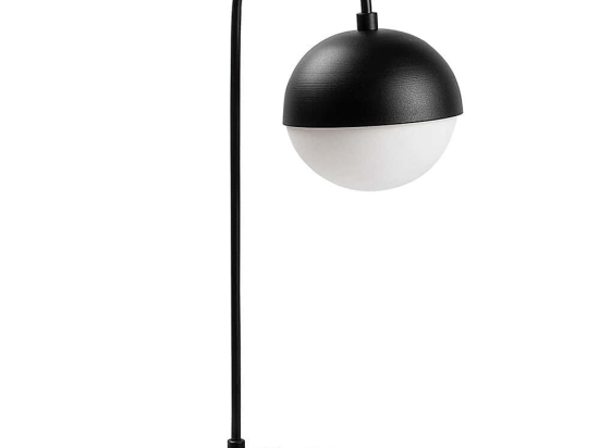 Φωτιστικό Επιτραπέζιο Horn 942FLG1842 18x25x53cm E14 40W Black-White Opviq
