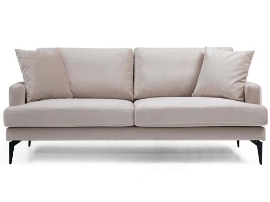 Καναπές Διθέσιος Papira 560ARE1363 175x90x88cm Beige