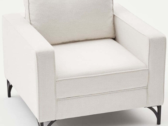 Πολυθρόνα Berlin 825BLC2788 80x91x83cm Cream
