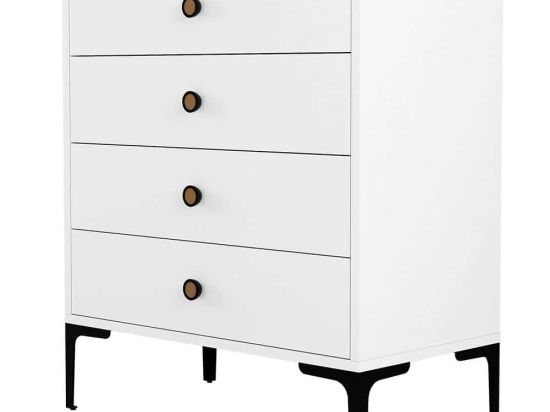 Συρταριέρα Lizbon 845HCT1207 76x40x90,7cm White