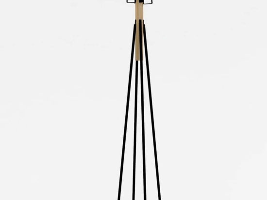 Καλόγερος Foley 495SSE2401 41x160cm Oak-Black Hanah Home Μοριοσανίδα, Μελαμίνη