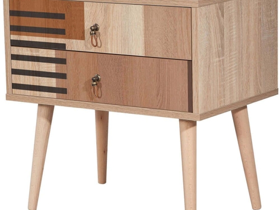 Κομοδίνο City Colorblock 863SPH3531 60x40x61cm Multi