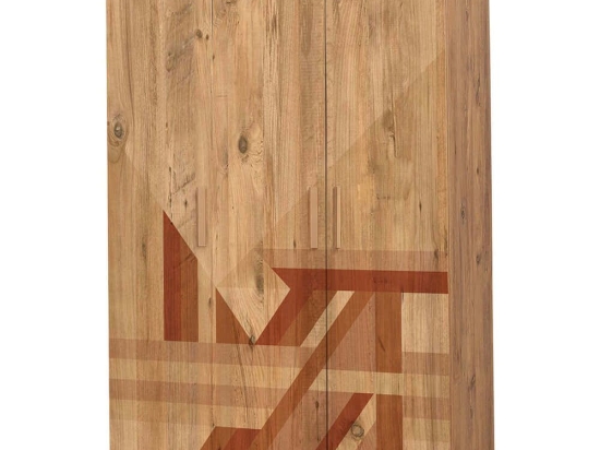 Ντουλάπα Τρίφυλλη Leva Hedera Flow 863SPH4233 120x48x189cm Multi Τρίφυλλη