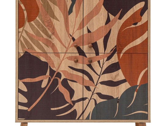 Παπουτσοθήκη - Ντουλάπι Multilux Palm 869VEL4519 95x36x111cm Multi Μοριοσανίδα,Ξύλο