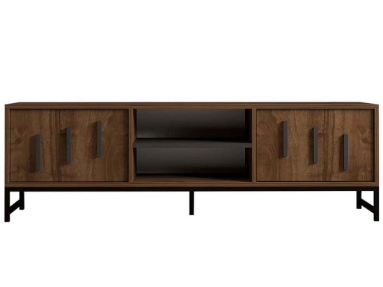 Έπιπλο Τηλεόρασης Shape 835PUQ4498 160x40x50cm Walnut
