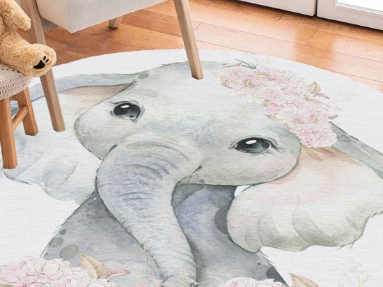 Χαλί Woopamuk150 625HFT2747 White Conceptum Hypnose 100X100cm Round