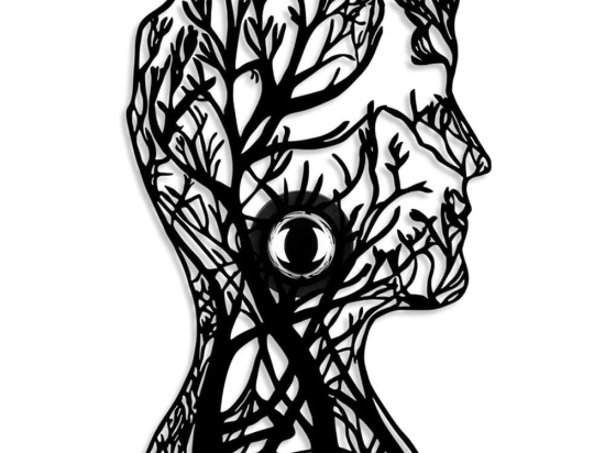Διακοσμητικό Φωτιστικό Τοίχου Tree Man 526SHD1182 30x9x48cm 1xE27 40W Black Opviq