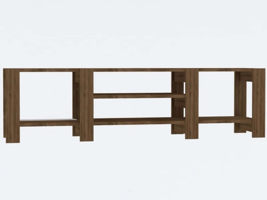 Έπιπλο Τηλεόρασης Technic 835PUQ4517 159,8x33,6x40cm Walnut