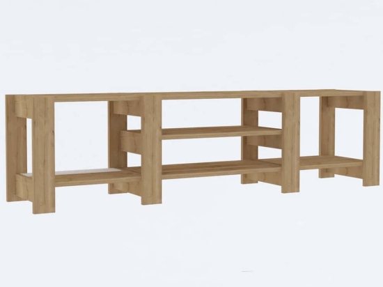 Έπιπλο Τηλεόρασης Technic 835PUQ4518 159,8x33,6x40cm Oak