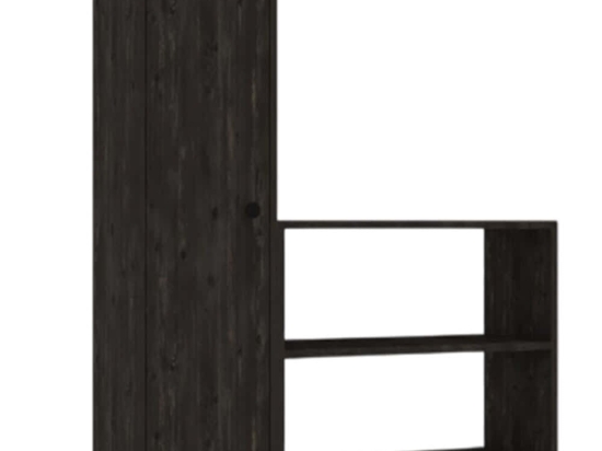 Παπουτσοθήκη Daisy 495SSE1808 100x29,6x120cm Anthracite Μοριοσανίδα, Μελαμίνη
