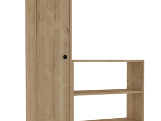 Παπουτσοθήκη Daisy 495SSE1809 100x29,6x120cm Oak Μοριοσανίδα, Μελαμίνη