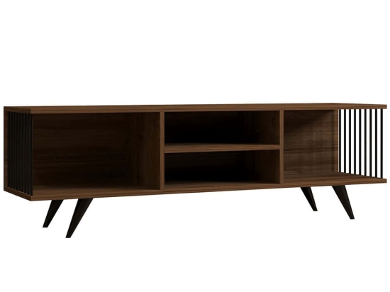 Έπιπλο Τηλεόρασης Josef 495SSE1627 160x40x48,6cm Walnut