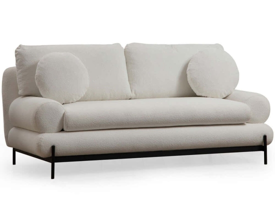 Καναπές Διθέσιος Livorno 560ARE1364 188x92x85cm White