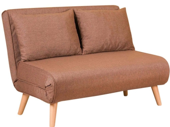 Καναπές - Κρεβάτι Διθέσιος Folde 859FTN2715 120x80x79cm Brown