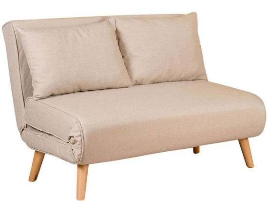 Καναπές - Κρεβάτι Διθέσιος Folde 859FTN2717 120x80x79cm Cream