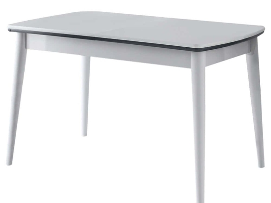 Τραπέζι Επεκτεινόμενο Vega 974NMB1538 130/160x80x75cm White Πλαστικό,Mdf