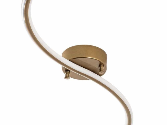 Φωτιστικό Οροφής - Πλαφονιέρα Yilan 119FRS1506 67x10x5cm Led 16W 3000K Gold Opviq