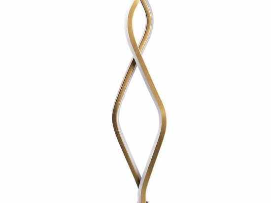 Φωτιστικό Επιτραπέζιο Zozo 119FRS1416 20x12x48cm Led 12W 3000K Gold Opviq