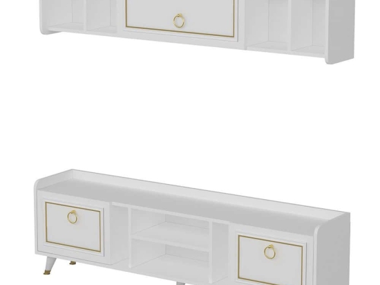 Σύνθεση Τηλεόρασης Alya 505CRL1725 180x35x55cm White