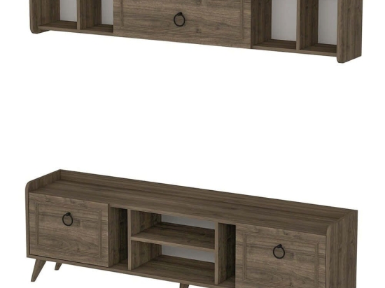 Σύνθεση Τηλεόρασης Alya 505CRL1726 180x35x55cm Walnut