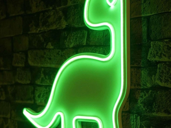 Διακοσμητικό Φωτιστικό Τοίχου Dino The Dinosaur 395NGR2246 40x2x40cm Led 570lm 36W 3200K Green Wallity